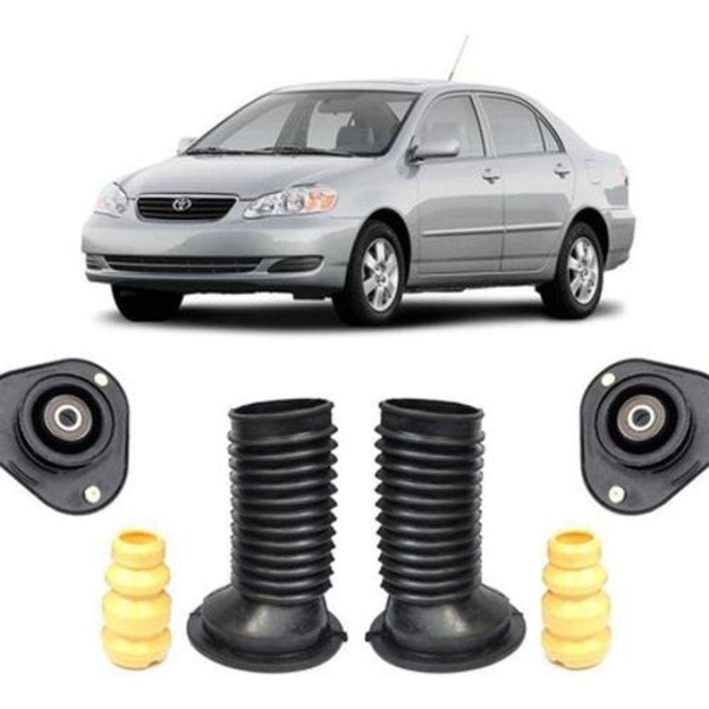Kit Coxim Batente Dianteiro Toyota Corolla 2002 2003 2004 05