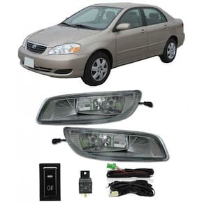 Kit Farol De Milha Neblina Toyota Corolla 2005 / 2006 / 2007 / 2008 - Interruptor Botão Painel