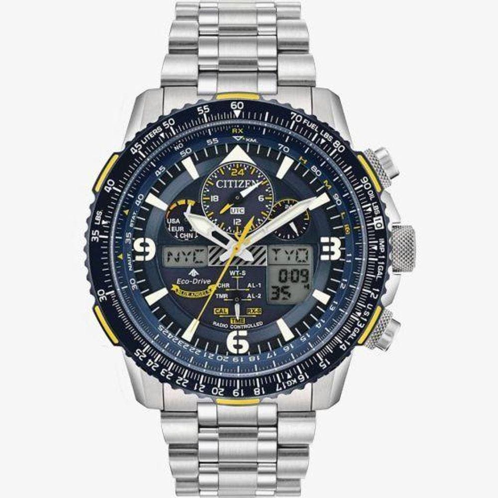 Relógio Citizen Eco-drive Jy8078-52l Blue Angels Skyhawk