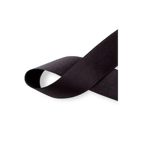 Fita de Cetim Tecida preto Nº 12