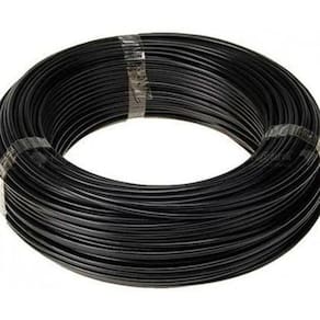 Fio Cabo Flexível 4Mm Preto - 50 Metros
