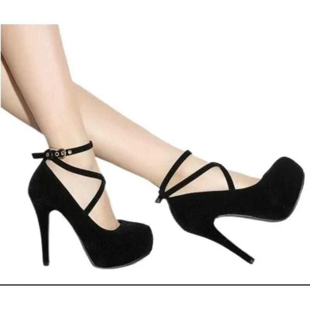 Sapato Boneca Modarpe Meia Pata Salto Alto Fino Feminina M27