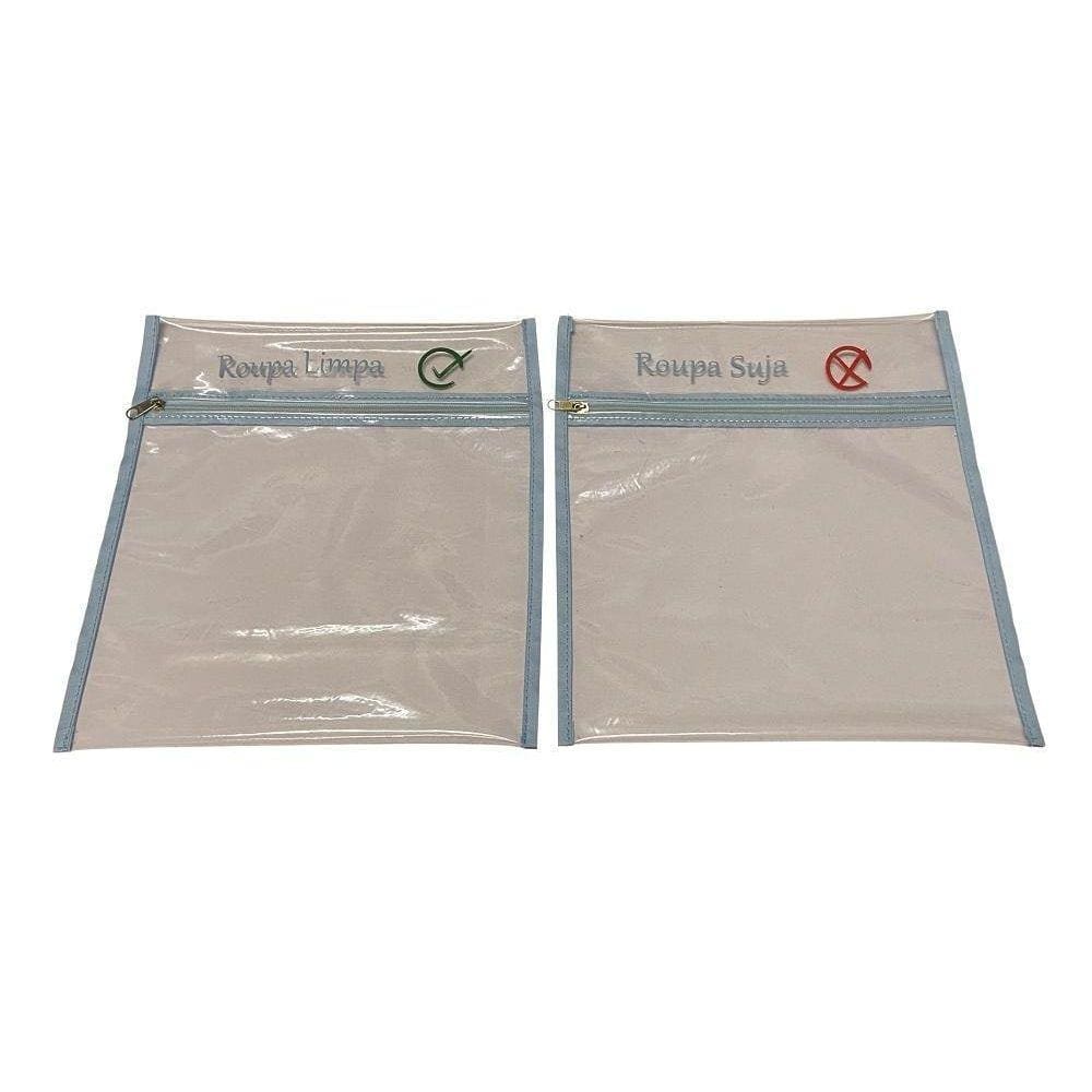 Saquinho De Roupa Suja E Limpa Para Creche Escola, Kit 2 Un