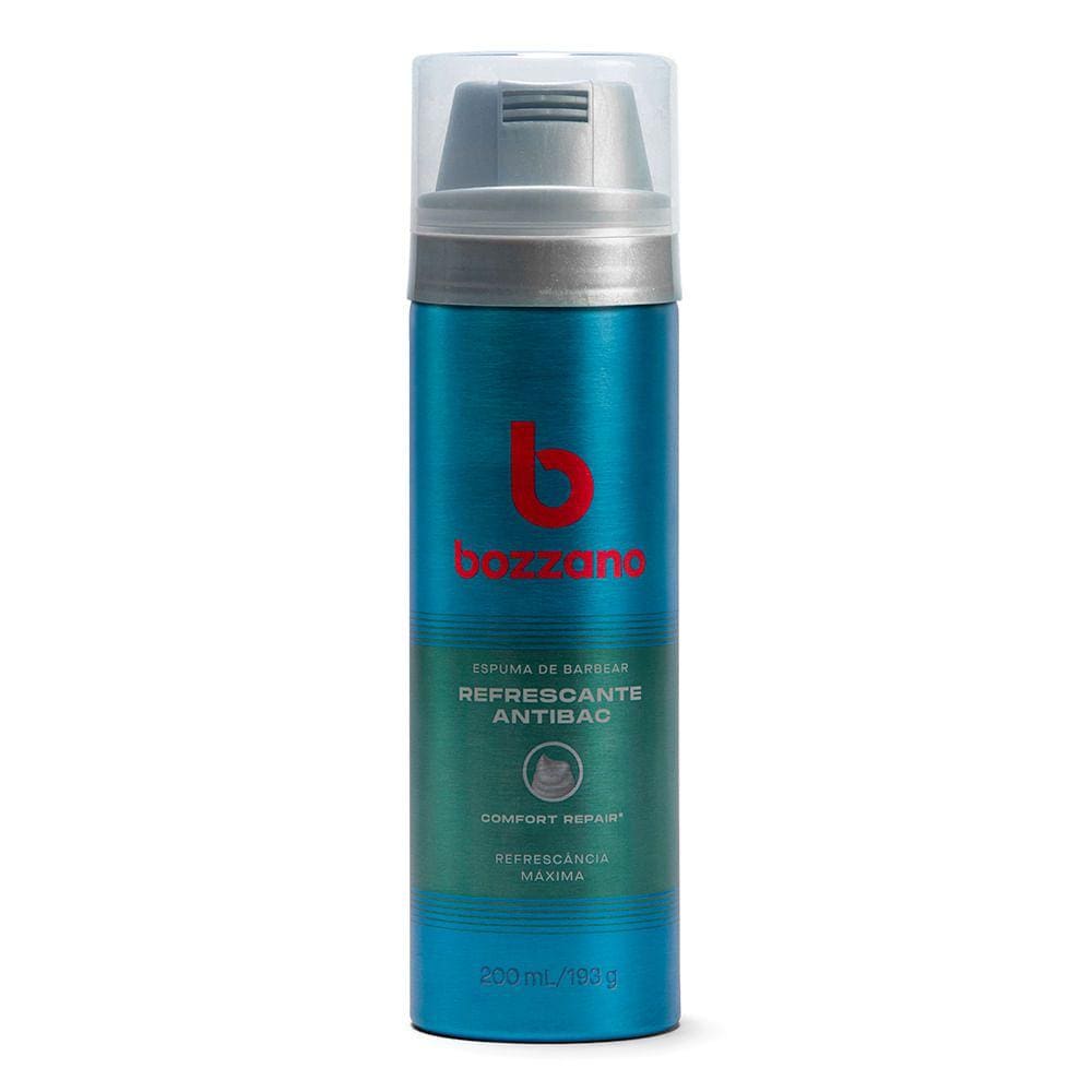 Espuma De Barbear Bozzano Refrescante 190g