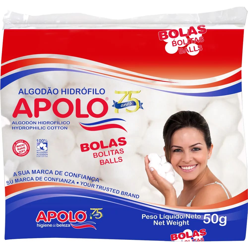 Algodão Apolo Bolas 50G