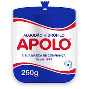 Algodao Apolo Rolo 250Gr