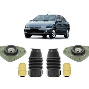 Kit Coxim Batente Dianteiro Fiat Brava 1999 2000 2001 2002