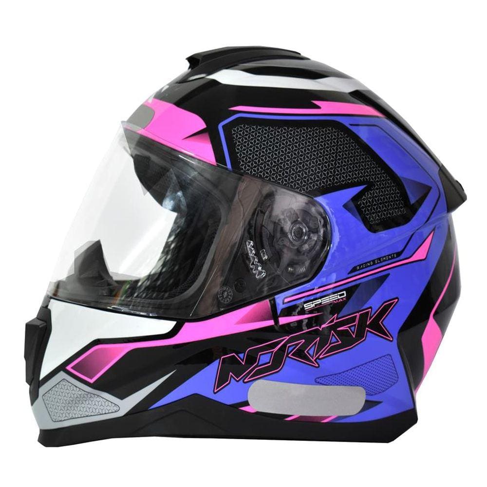 Capacete Norisk Razor Speedmax Rosa Roxo