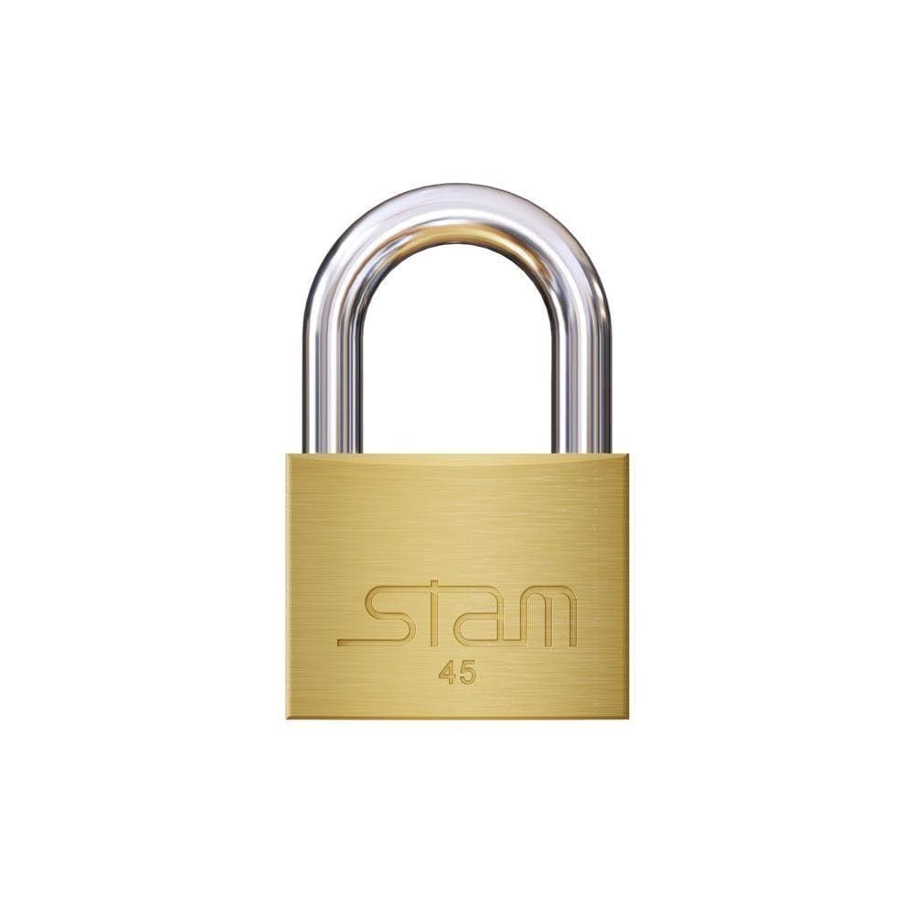 Cadeado Latão Maciço 45Mm - Stam