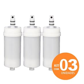 Kit 03 Refil Blindado Branco Universal - Troca 6 Meses