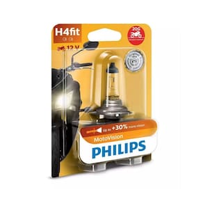 Lâmpada Faróis Dianteiros  Motocicleta MotoVision H4 Philips