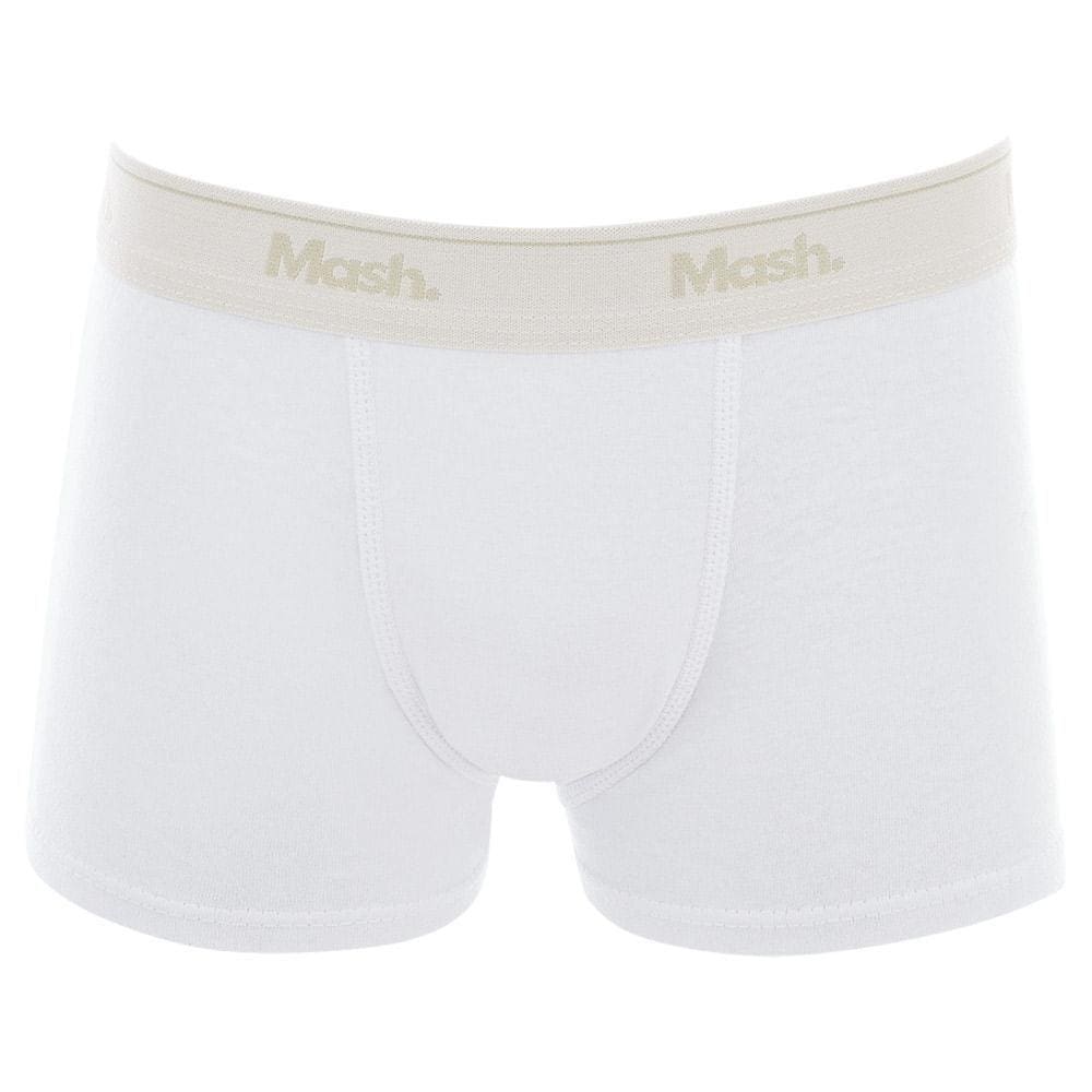 Cueca Boxer Mash Infantil Lisa Algodão Elástico