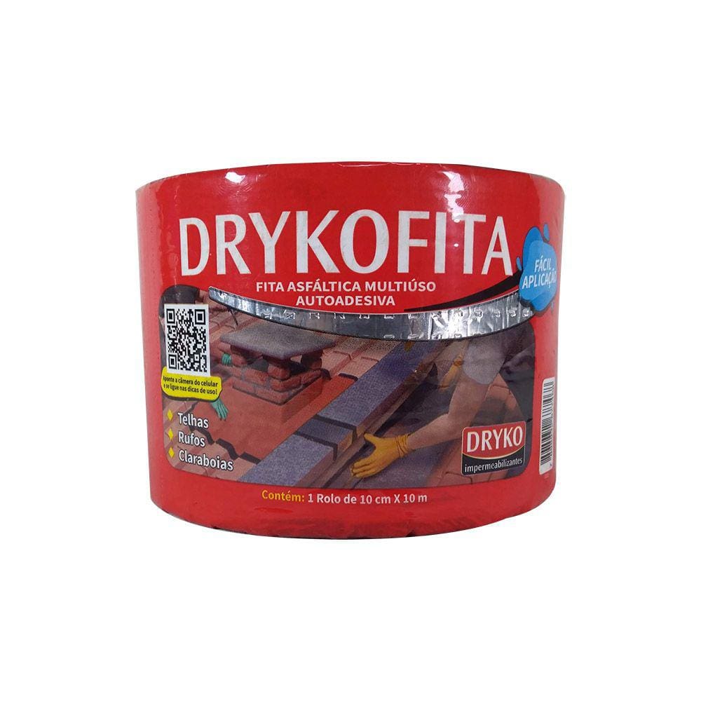 Manta Asfaltica 10 Cm X 10m - Drykofita