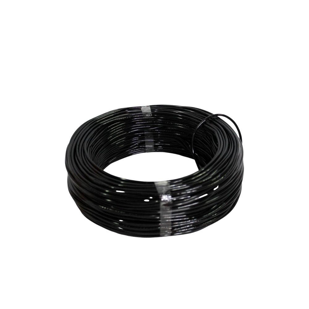 Fio Cabo Flexível 6Mm Preto - 50 Metros