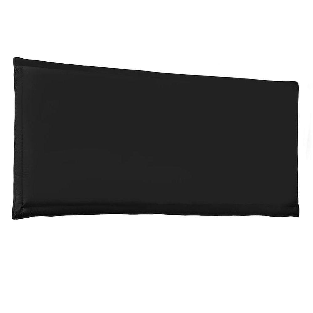 Cabeceira Painel Queen 1,60m Veneza Corano Preto