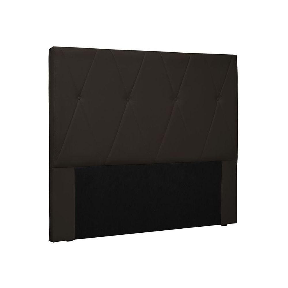Cabeceira Aquilla Para Cama Box Solteiro 90 Cm Corino Marrom - D`rossi
