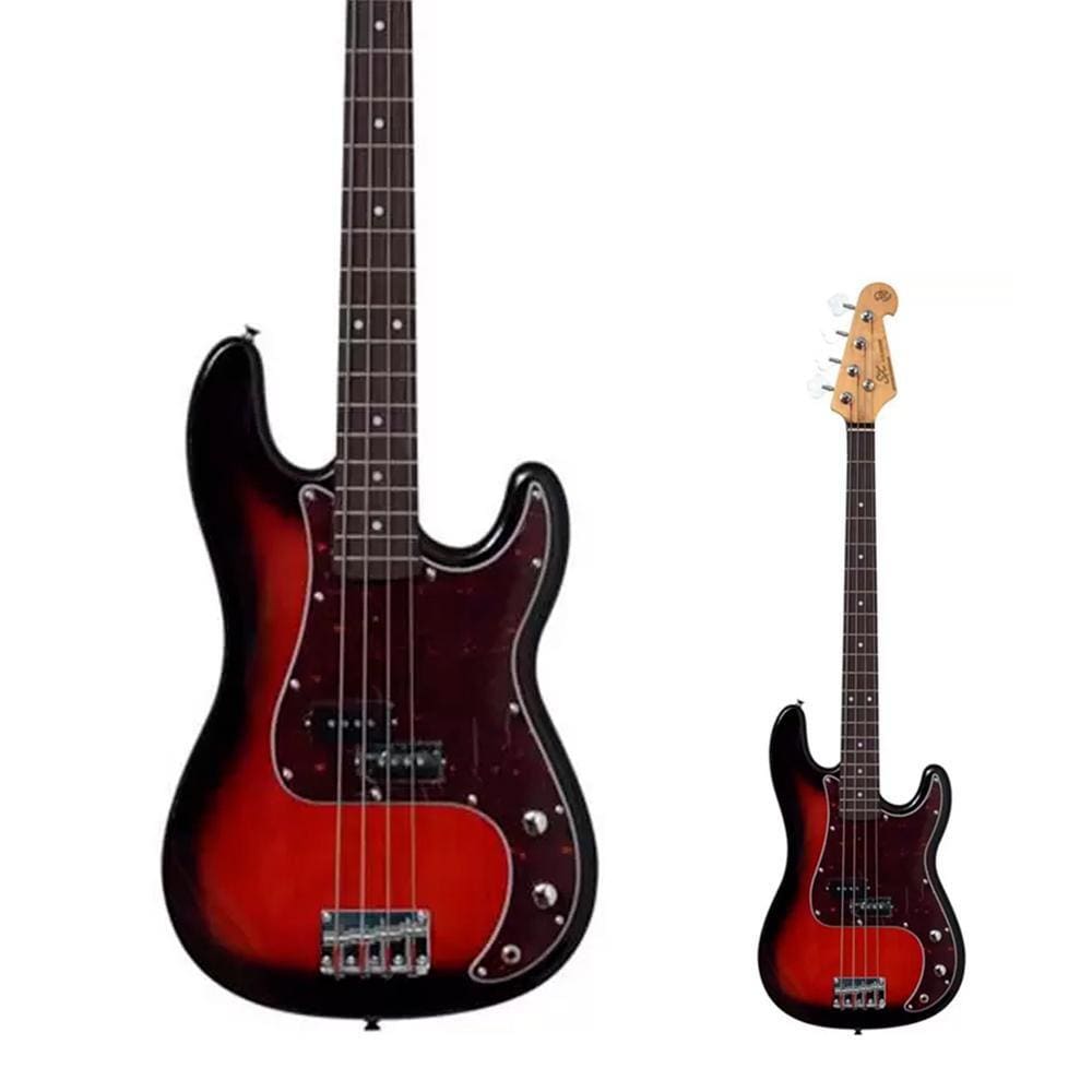 Baixo 4 Cordas Vintage Series SX SPB62 2 Tons Sunburst com BAG BB400