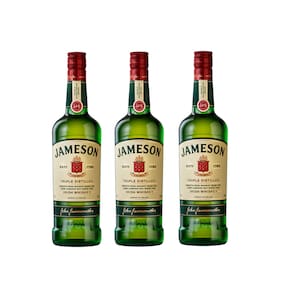 Kit Whiskey Jameson Irish Tridestilado 750ml 3 unidades