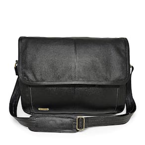 Bolsa Pasta Carteiro Grande Masculina De Couro Para Notebook - Le Voyage