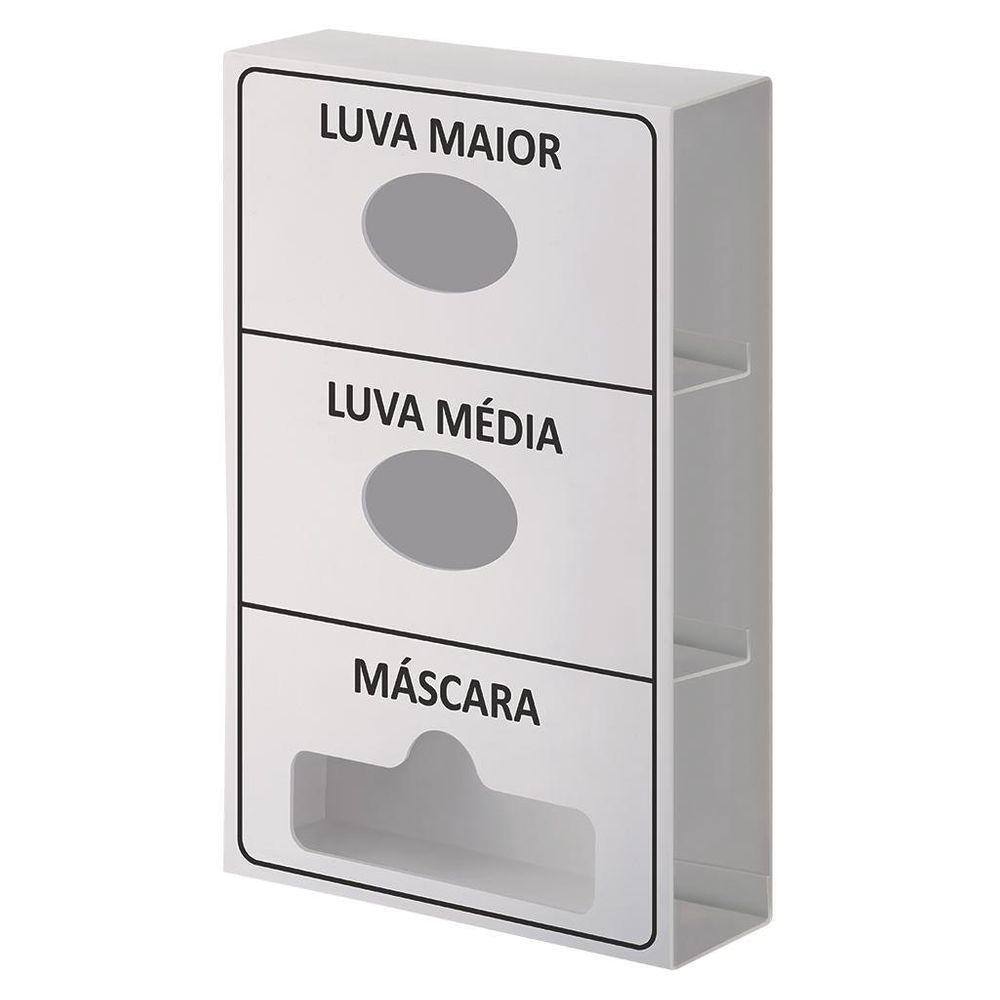 Dispenser Epi Triplo - 2 Luvas 1 Máscara Descartável Ramebel