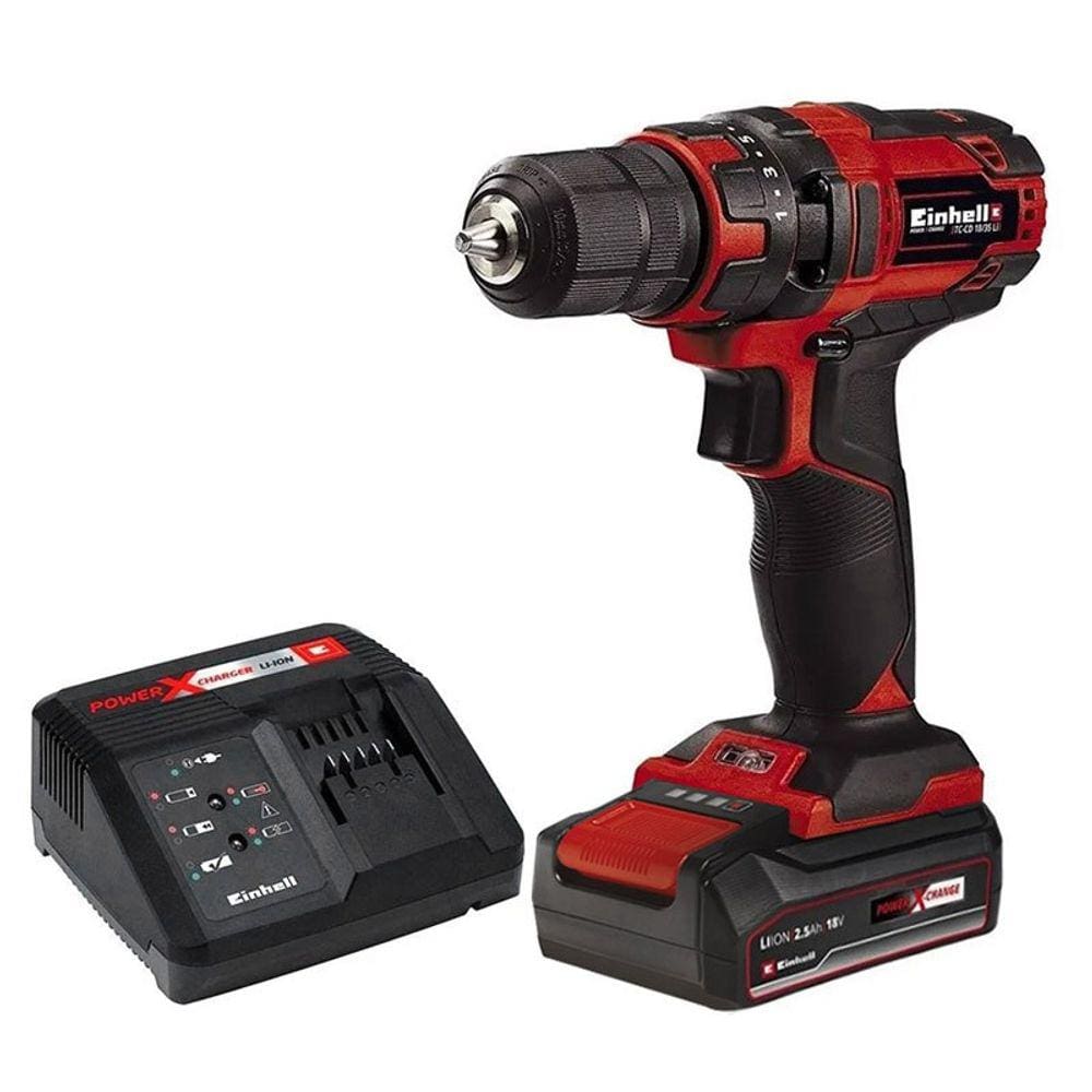 Furadeira Parafusadeira 3/8" 18V TC-CD 18/35 Bateria 2,5ah e Carregador - Einhell
