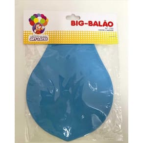 BIG BALAO  (FAT BALL) - AZUL CLARO - ART-LATEX  Nº 250 - 1 unidade