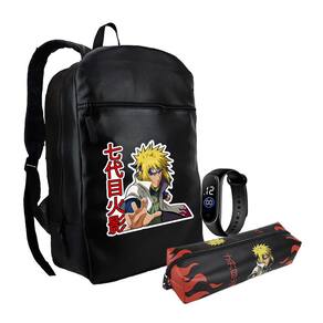 Kit Material Escolar Infantil Completo Naruto Shippuden Nf