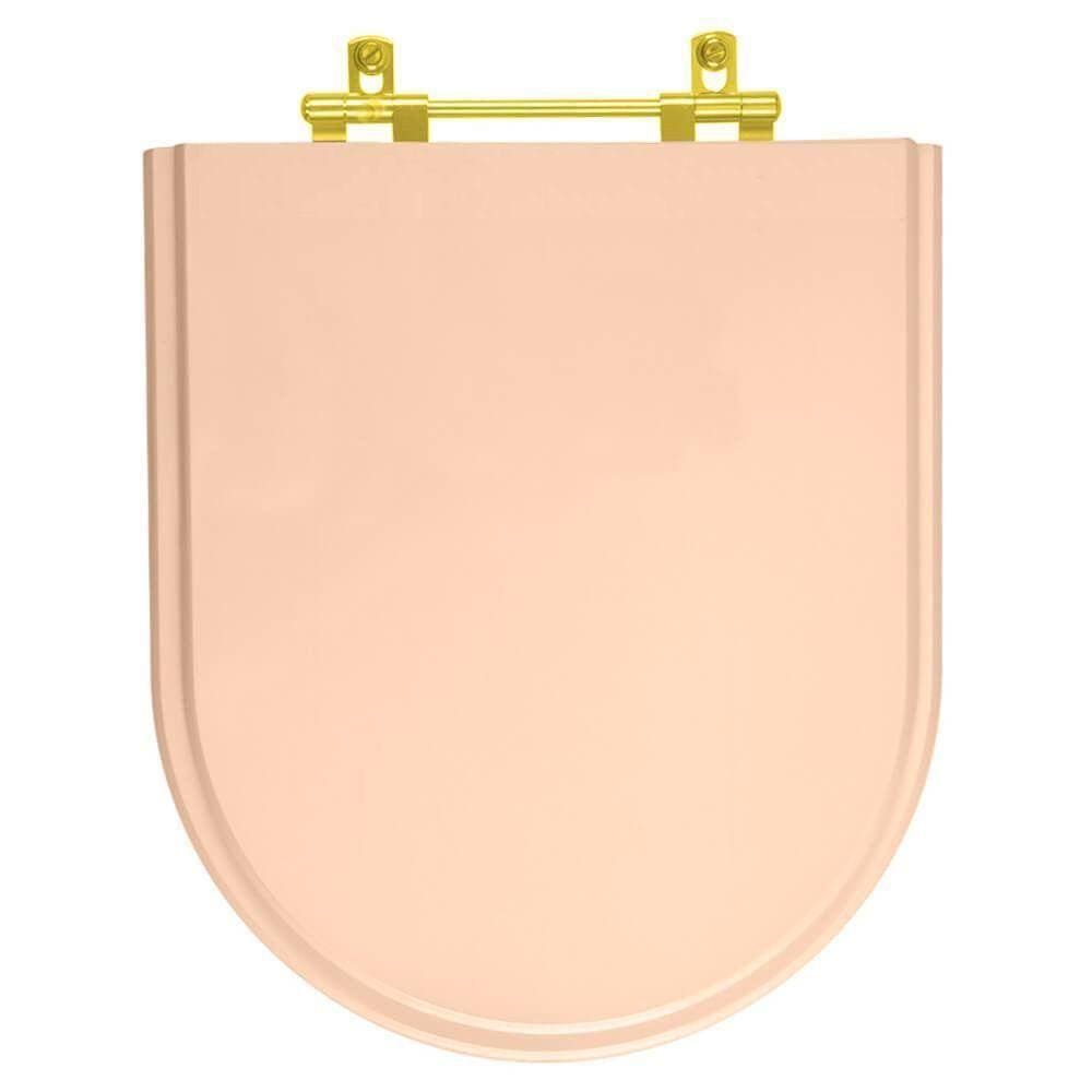 Assento Sanitário Carrara Rosa Floral