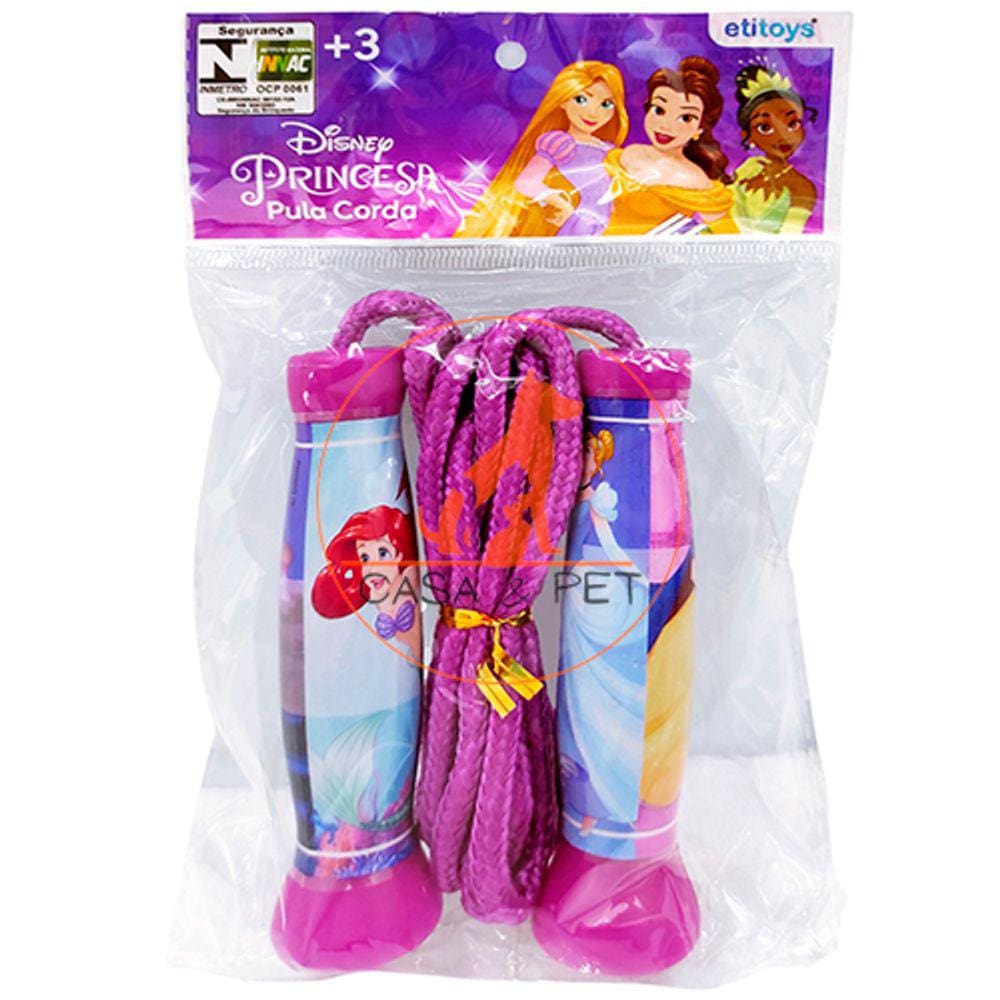 Pular Corda Princesas Disney Brinquedo Infantil P/ Meninas