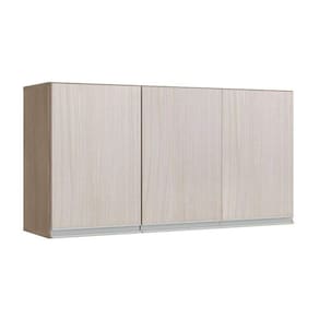 Armário Aéreo Karen 119cm 3 Portas Malbec avelã