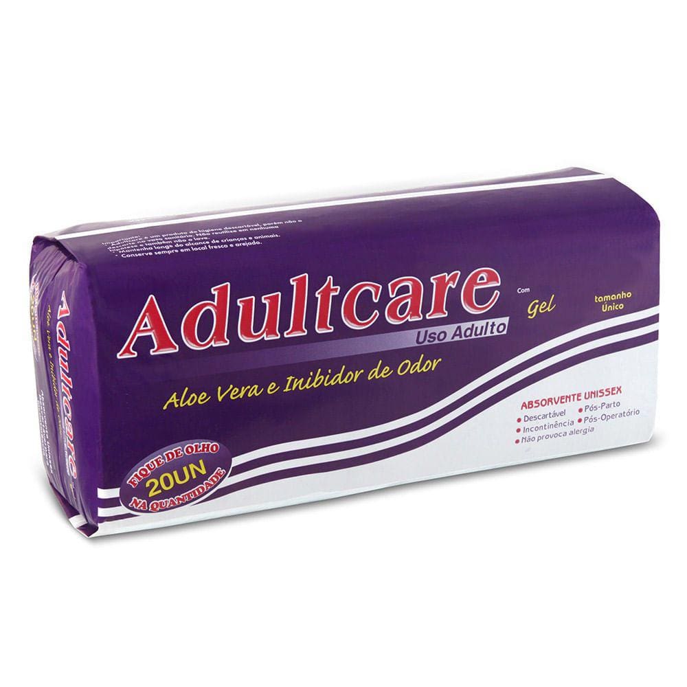 Absorvente Geriátrico Adultcare c/20 unid.