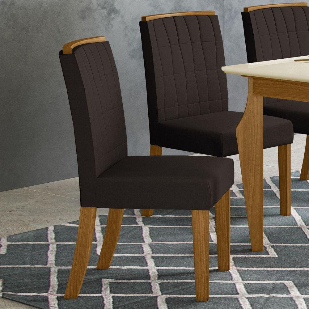 Conjunto de 02 Cadeiras Estofadas Méri Henn