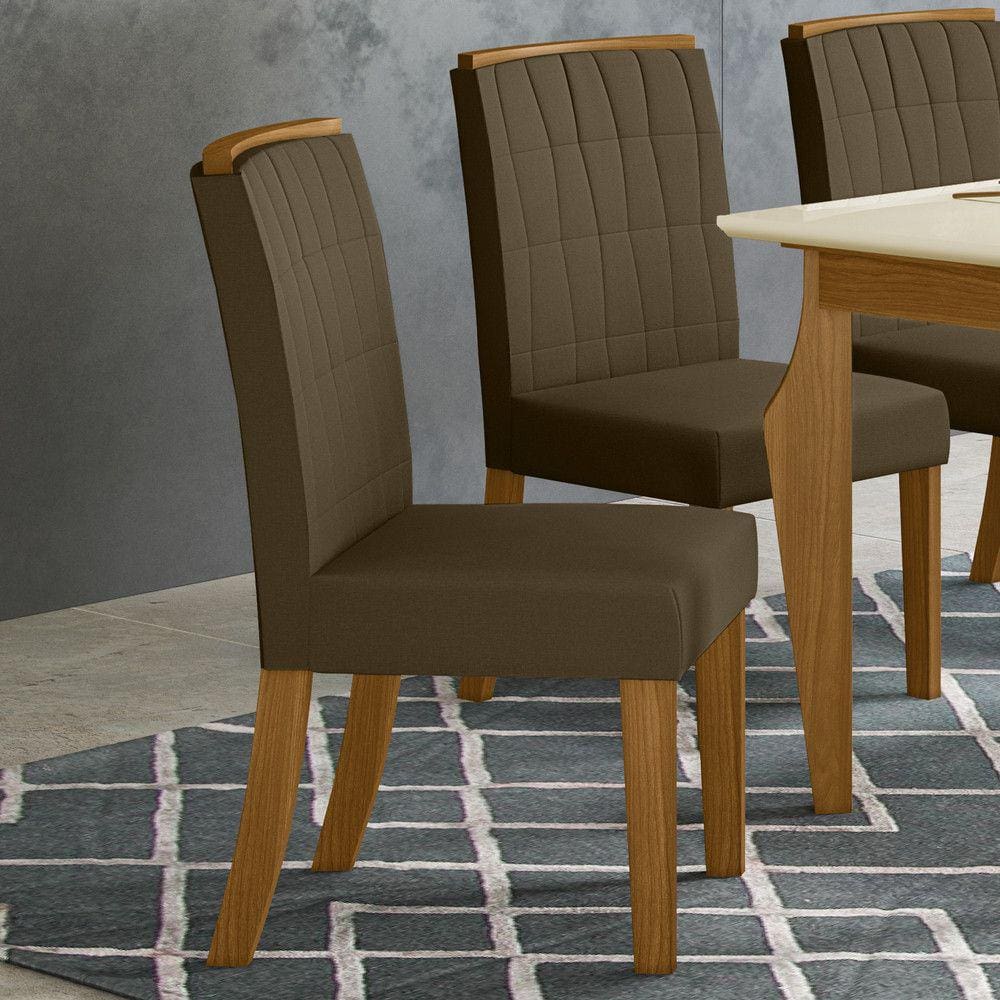 Conjunto de 02 Cadeiras Estofadas Méri Henn