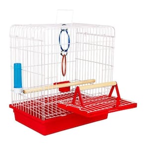 Gaiola Calopsita Junior Aves Completa Luxo JelPlast Vermelho