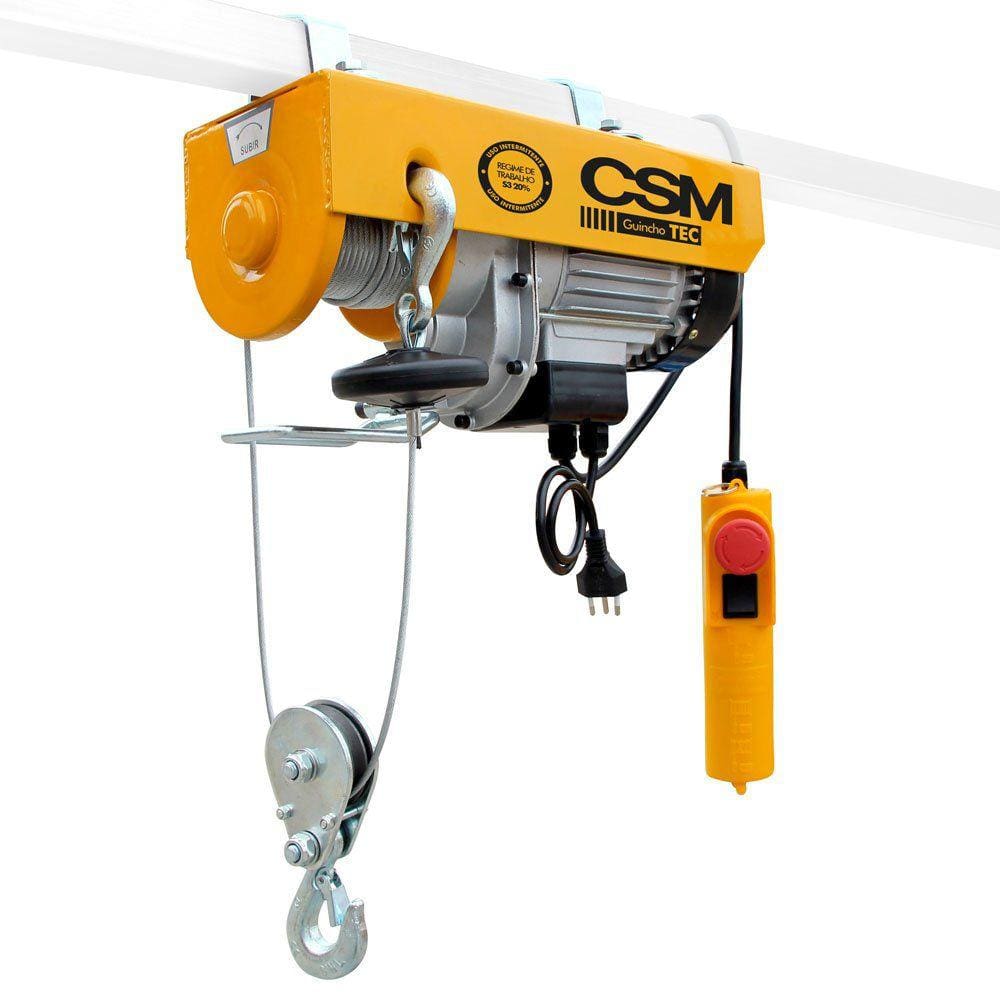 Guincho Tec 100/200Kg C/Motor Mono S/Cacamba Csm 71000386