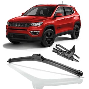 Kit Par Palheta Limpador de Parabrisa Jeep Compass 2017 2018 2019