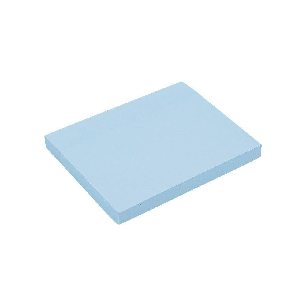 Bloco Adesivo 75x100mm Azul 90fls - Ei034