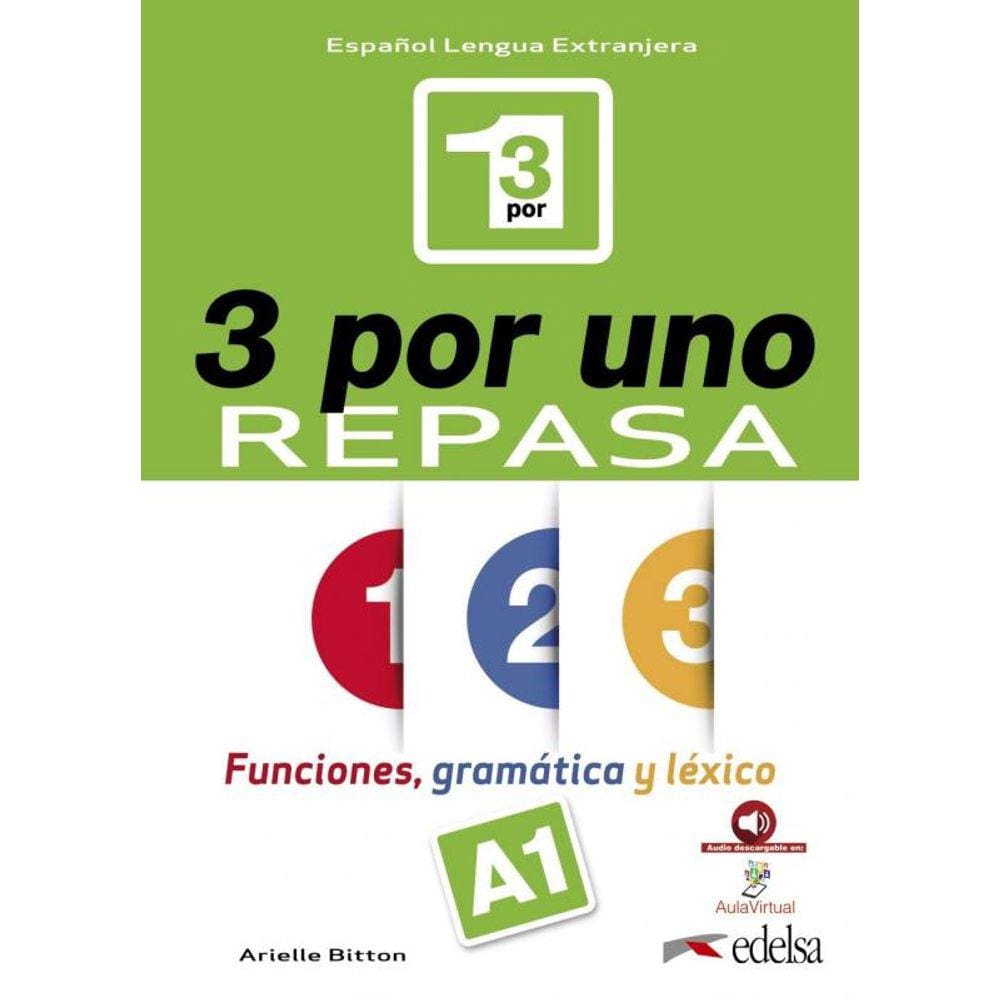 3 Por Uno A1 - Libro + Audio Descargable