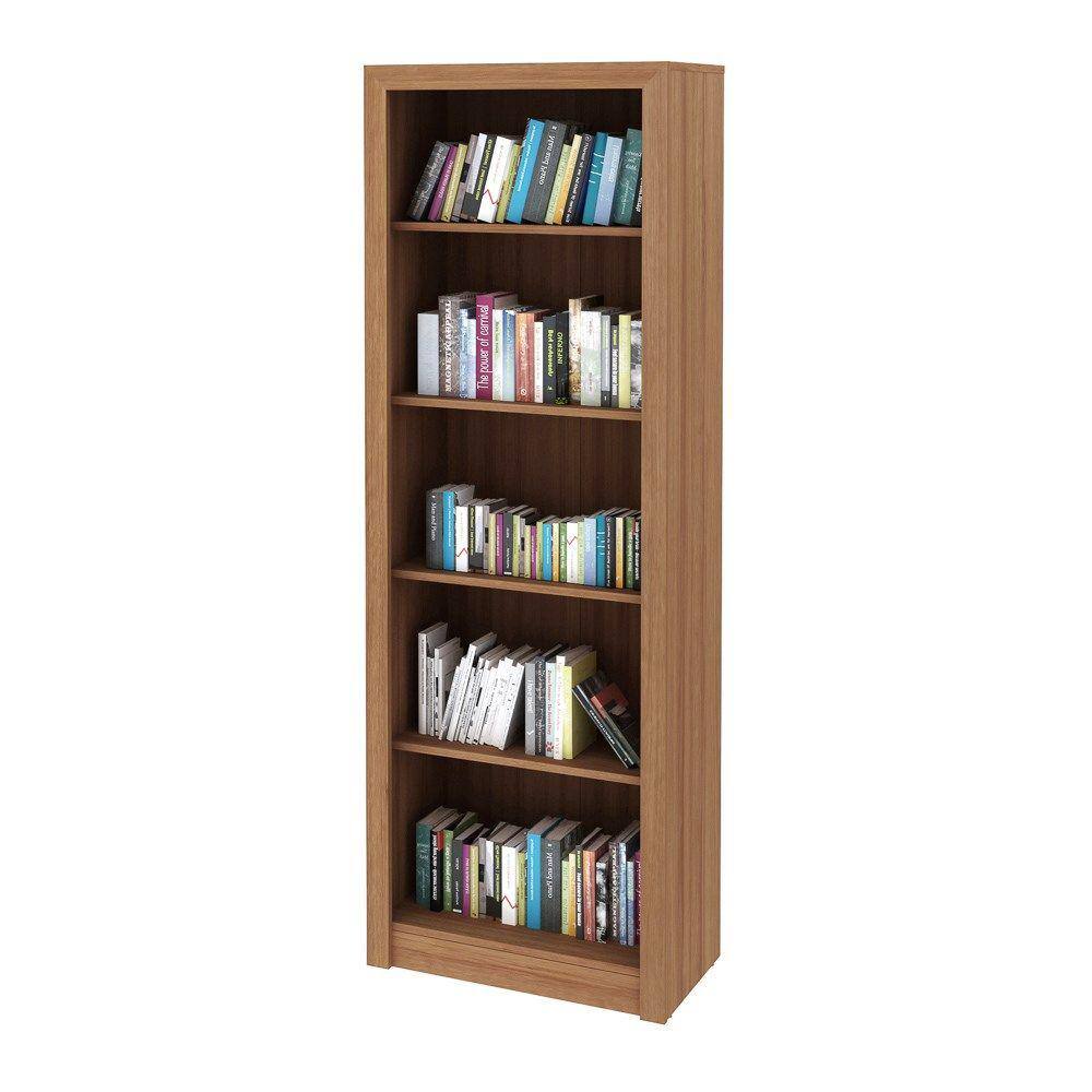 Estante Livreiro Multiuso 4 Prateleiras ME4104 Amêndoa - Tecno Mobili