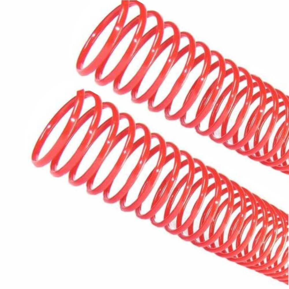 Espiral para Encadernação Vermelho 14mm para 85 folhas 100un