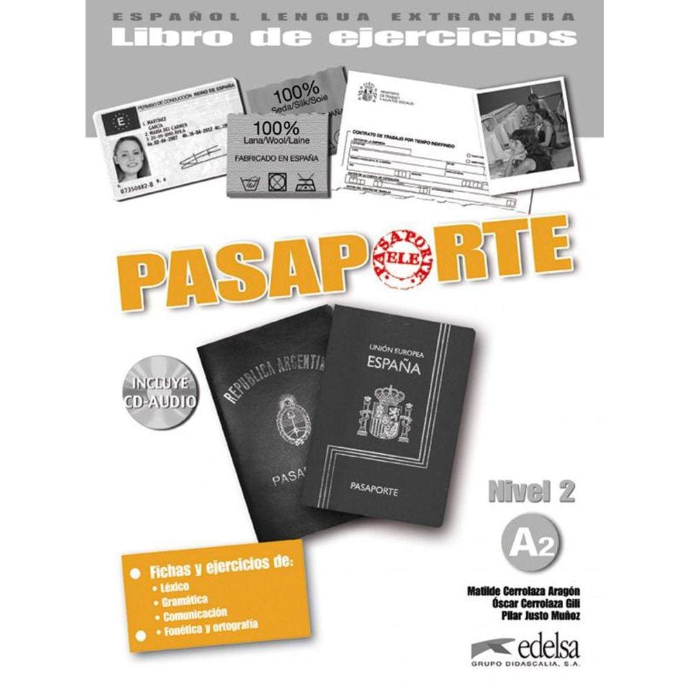 Pasaporte 2 - Libro De Ejercicios A2 + Cd-Audio