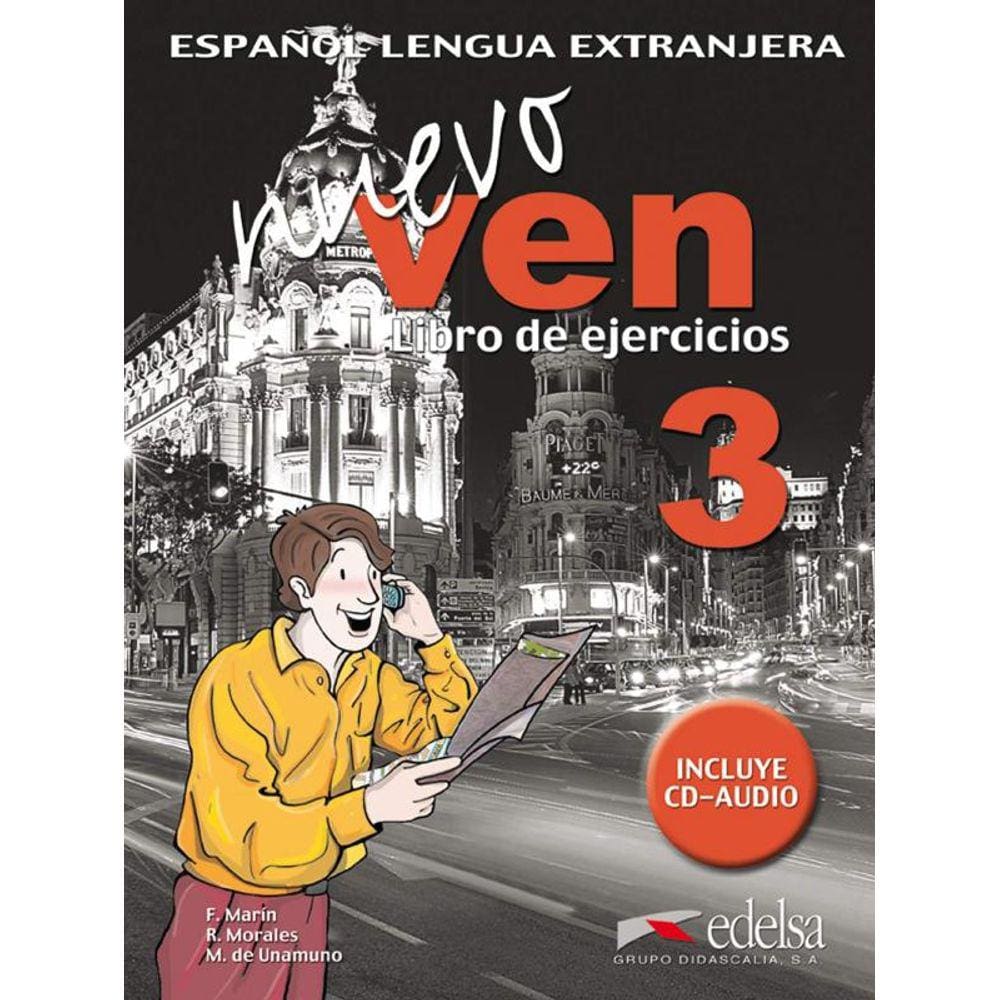 Nuevo Ven 3 - Libro De Ejercicios + Cd Audio