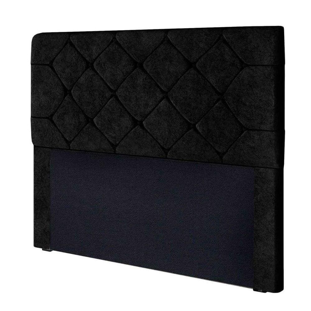 Cabeceira Gabriela 1,95m Para Cama Box King Size Preto