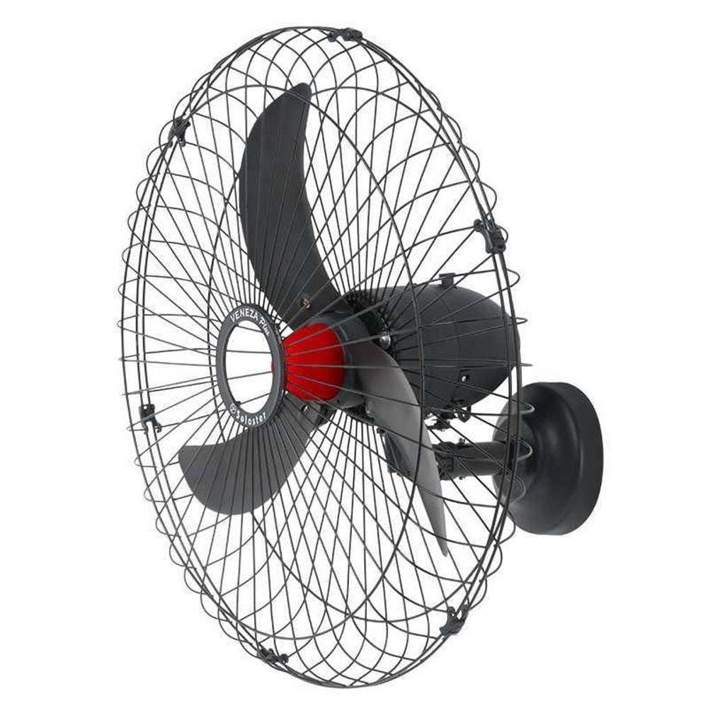 Ventilador de Parede Veneza Plus 70 cm Preto 220V - Solaster