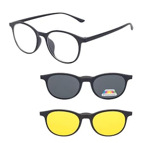 Óculos Sol Masculino Polarizado armação de óculos Clipon 3X1 2245