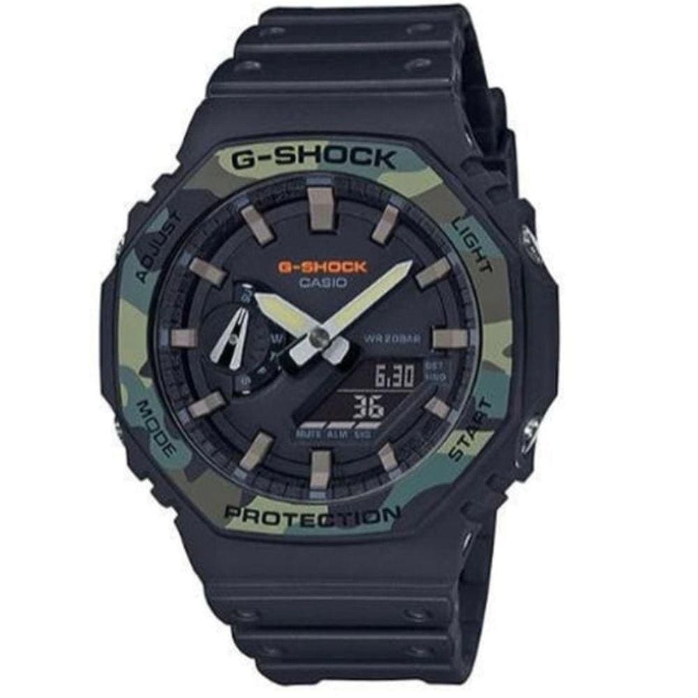 Relógio Masculino Casio G-Shock GA-2100SU-1ADR Carbon Core