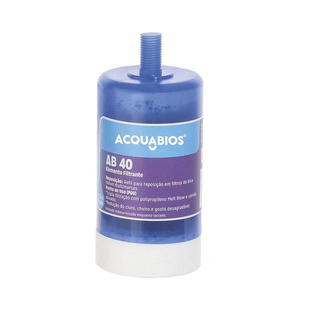 Refil Acquabios AB40 Rosca Curta