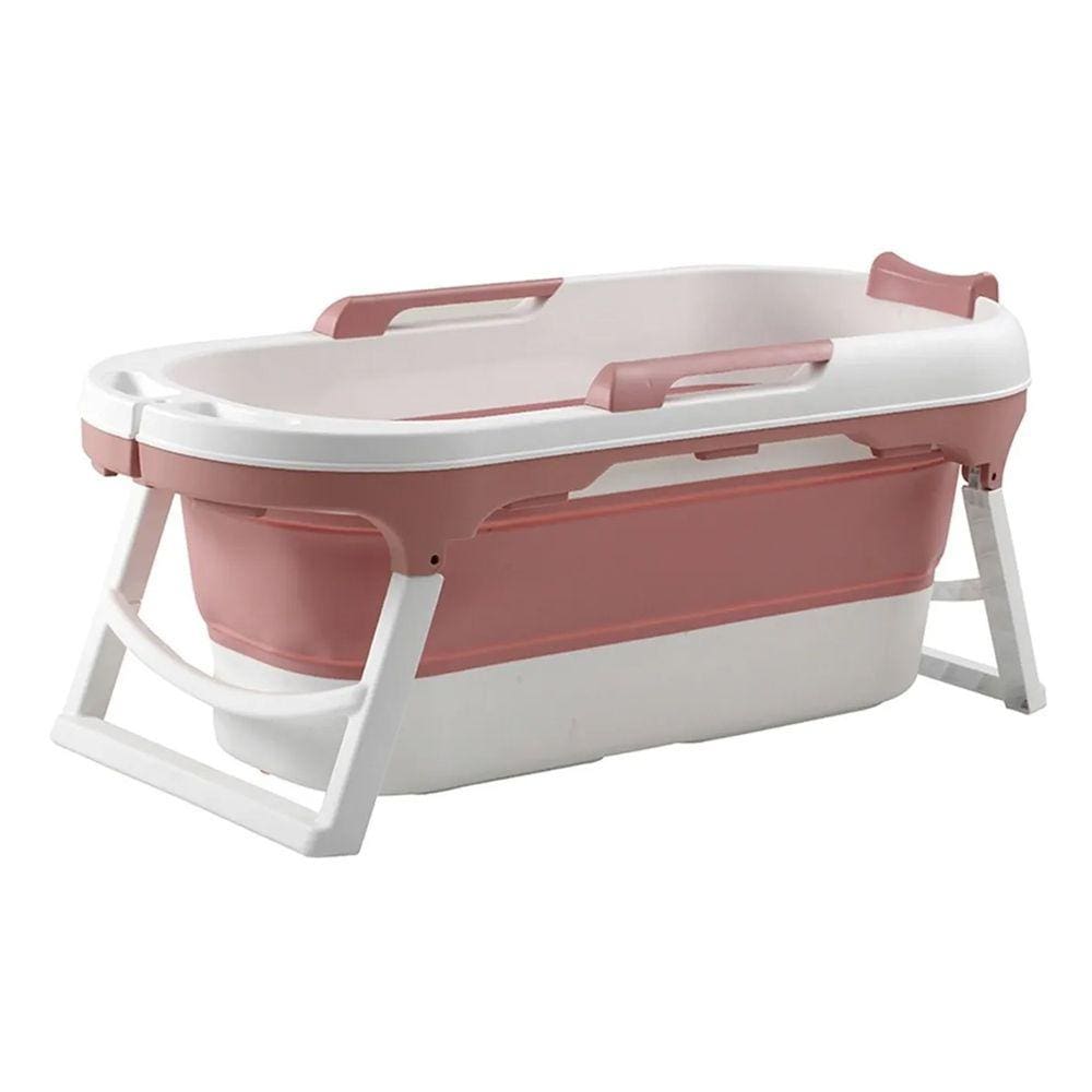 Banheira Spa Ofurô Dobrável Max Infantil Adulto Grande 180L - Rosa