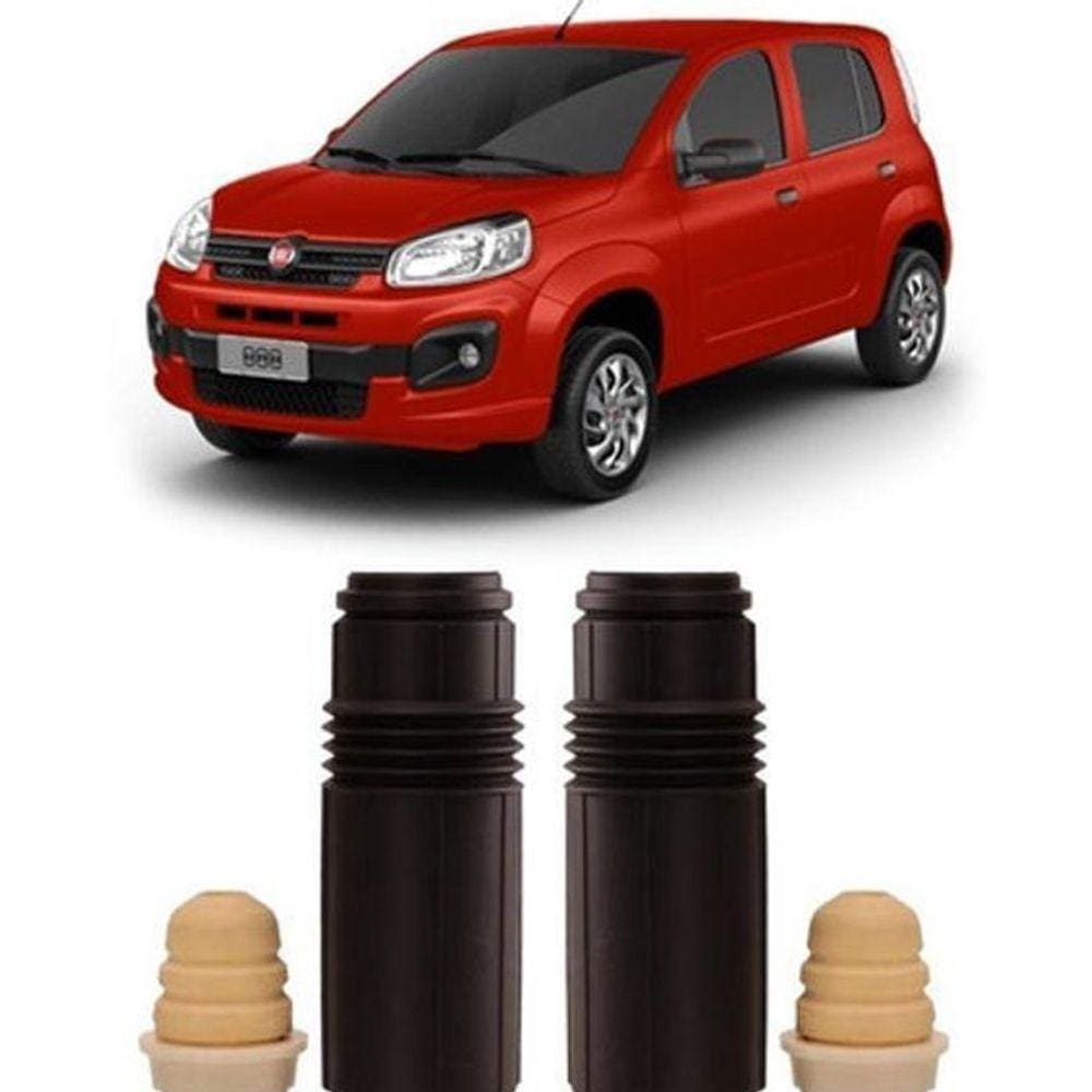 Par Batente Amortecedor Traseiro Uno 2010 2011 2012 2013 14