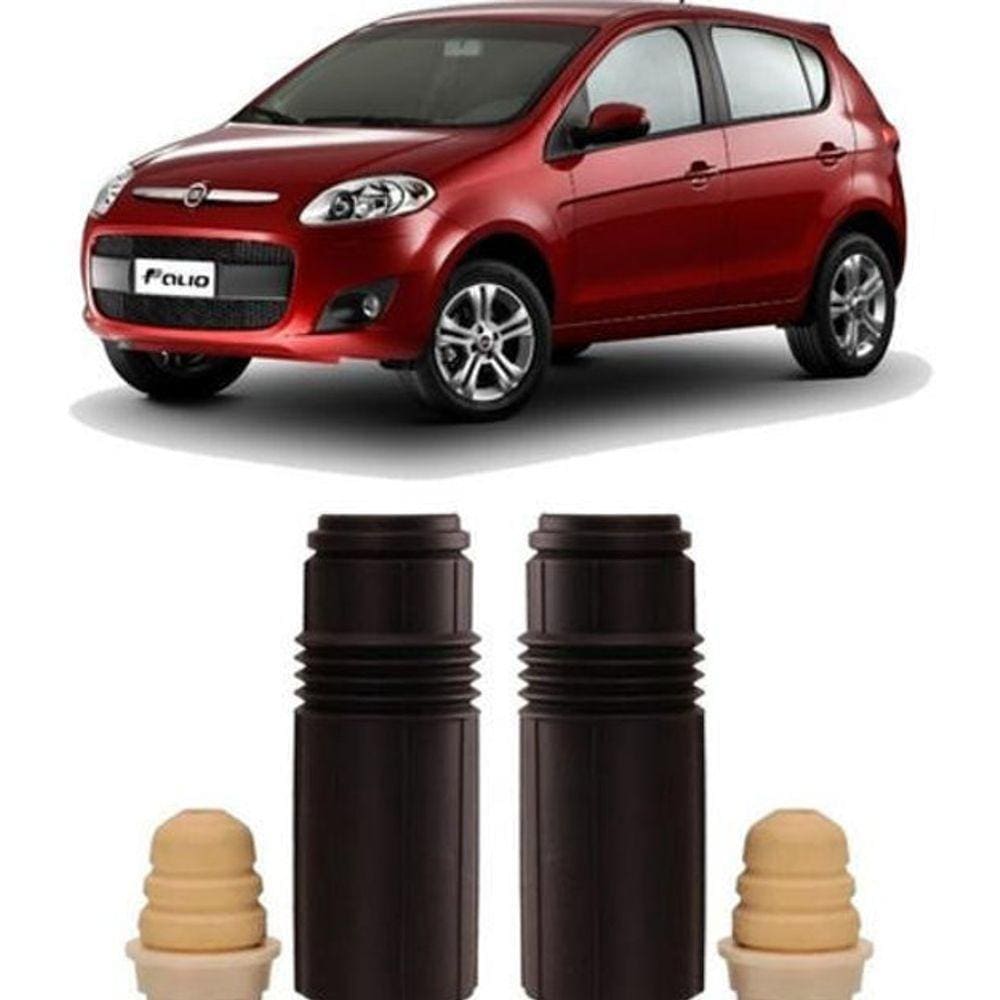 Par Batente Amortecedor Traseiro Fiat Palio 2012 2013 2014